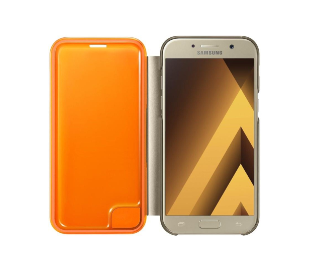 SAMSUNG ETUI Neon Flip cover Gold A5 (2017)EF-FA520PFEGWW - 346916 - zdjęcie 3